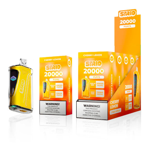 Best Deal STRIO 20000 Puffs Rechargeable Disposable 24mL - Cherry Lemon 