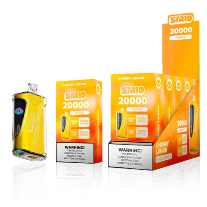 Best Deal STRIO 20000 Puffs Rechargeable Disposable 24mL - Cherry Lemon 