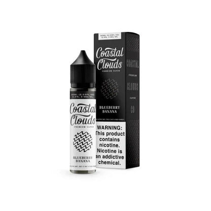 Best Deal Coastal Clouds Vape Juices 60mL (0mg) - Blueberry Banana