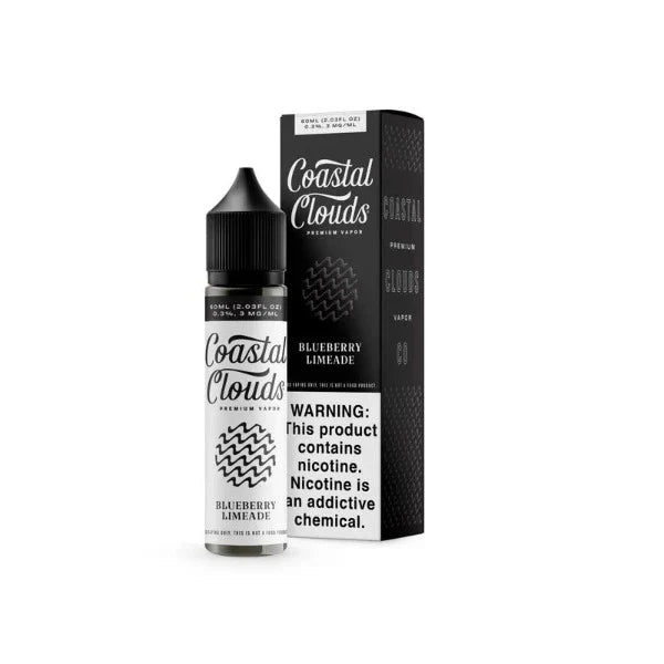 Best Deal Coastal Clouds Vape Juices 60mL (0mg) - Blueberry Limeade