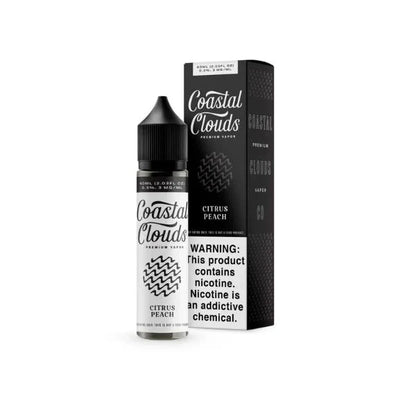 Best Deal Coastal Clouds Vape Juices 60mL (0mg) - Citrus Peach