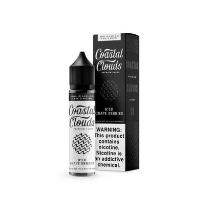 Best Deal Coastal Clouds Vape Juices 60mL (0mg) - Iced Grape Berries