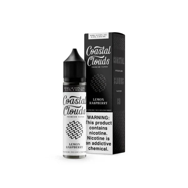 Best Deal Coastal Clouds Vape Juices 60mL (0mg) - Lemon Raspberry