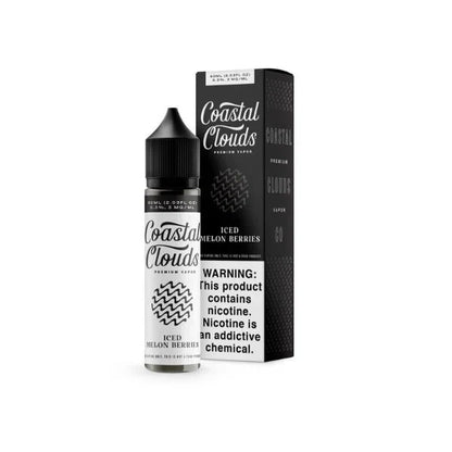 Best Deal Coastal Clouds Vape Juices 60mL (0mg) - Iced Melon Berries