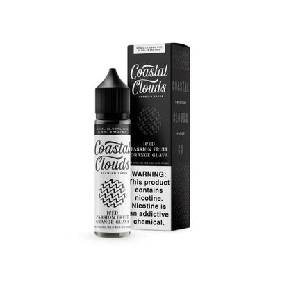 Best Deal Coastal Clouds Vape Juices 60mL (0mg) - Iced Passion Fruit Orange Guava
