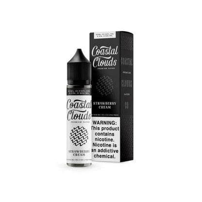 Best Deal Coastal Clouds Vape Juices 60mL (0mg) - Strawberry Cream