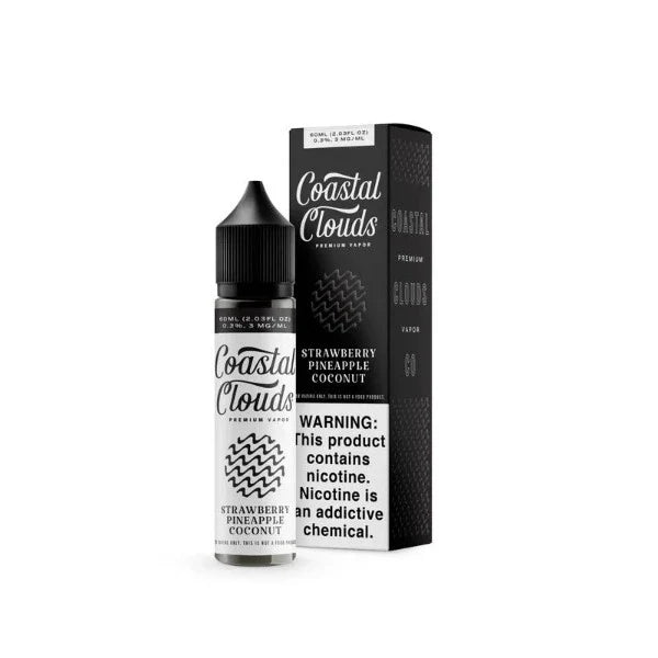 Best Deal Coastal Clouds Vape Juices 60mL (0mg) - Strawberry Pineapple Coconut