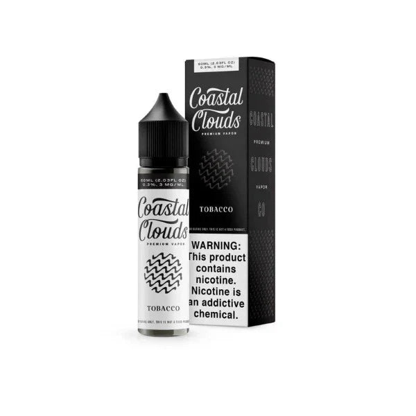 Best Deal Coastal Clouds Vape Juices 60mL (0mg) - Tobacco