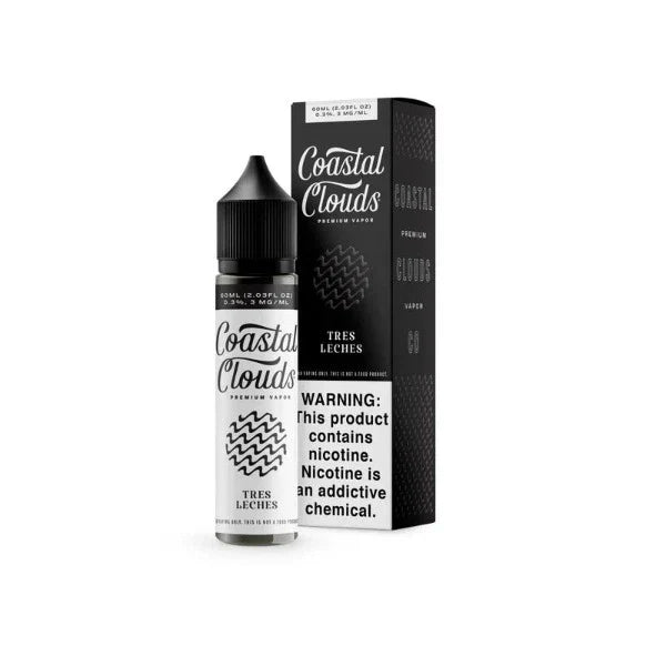 Best Deal Coastal Clouds Vape Juices 60mL (0mg) - Tres Leches