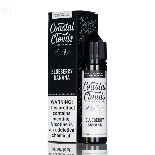 Coastal Clouds E-Liquid - Blueberry Banana - 60ml