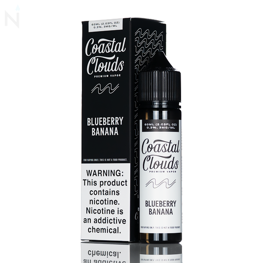 Coastal Clouds E-Liquid - Blueberry Banana - 60ml