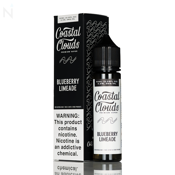 Coastal Clouds E-Liquid - Blueberry Limeade - 60mL