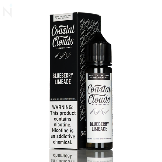 Coastal Clouds E-Liquid - Blueberry Limeade - 60mL