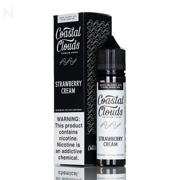 Coastal Clouds E-Liquid - Strawberry Cream - 60mL