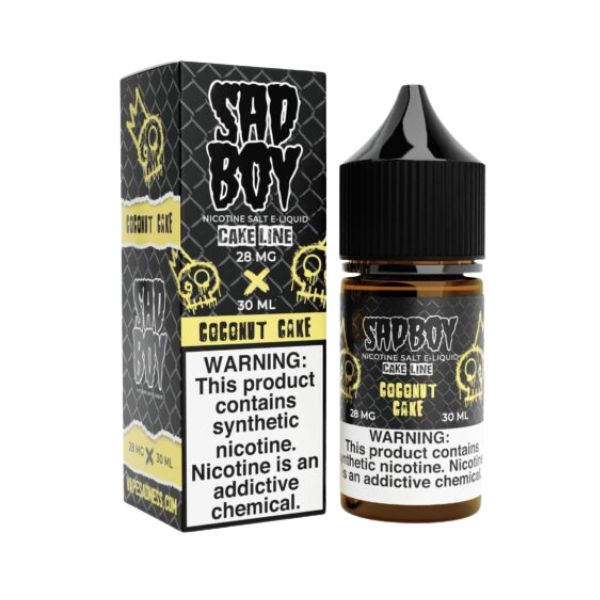 Best Deal Sadboy Salt 30mL Vape Juice - Coconut Cake
