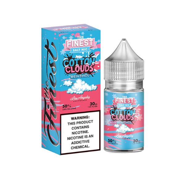 Best Deal The Finest Sweet & Sour Edition Salt 30ML Vape Juice - Cotton Clouds Menthol