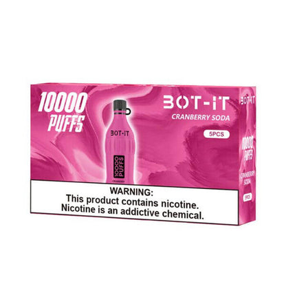 BOT-IT 10000 Puffs Vape 19mL 5 Pack