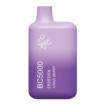 EB Designs BC5000 Disposable Vape 13mL Best Flavor Crazi Berry