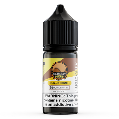 Best Deal Air Factory 30mL Salts Vape Juice - Custard Tobacco