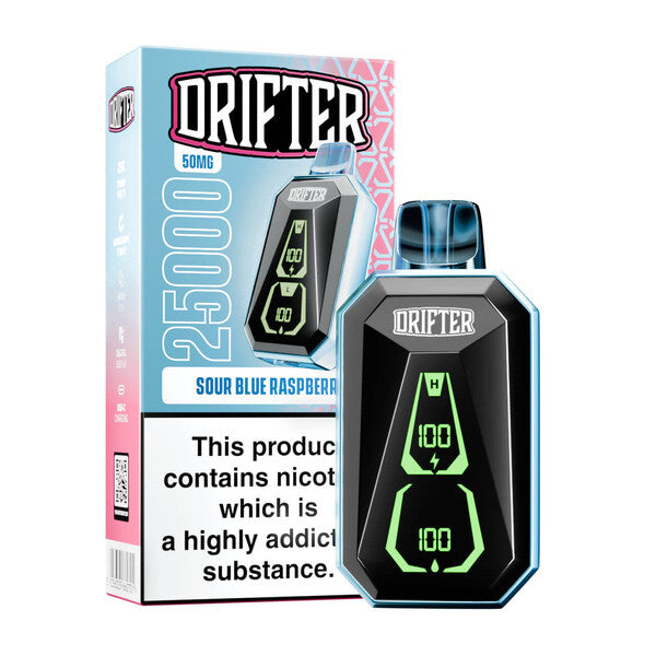 Best Deal Drifter Bar 25,000 Puffs Disposable - Sour Blue Raspberry