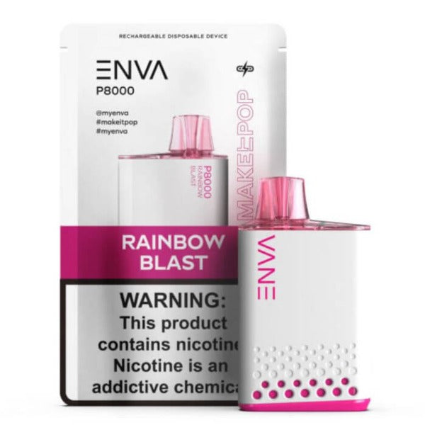 Best Deal ENVA P8000 Disposable Vape - Rainbow Blast