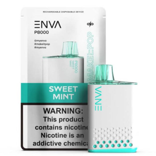 Best Deal ENVA P8000 Disposable Vape - Sweet Mint