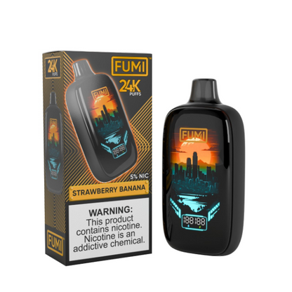 Best Deal FUMI 24,000 Puffs Disposable Vape 18mL - Strawberry Banana