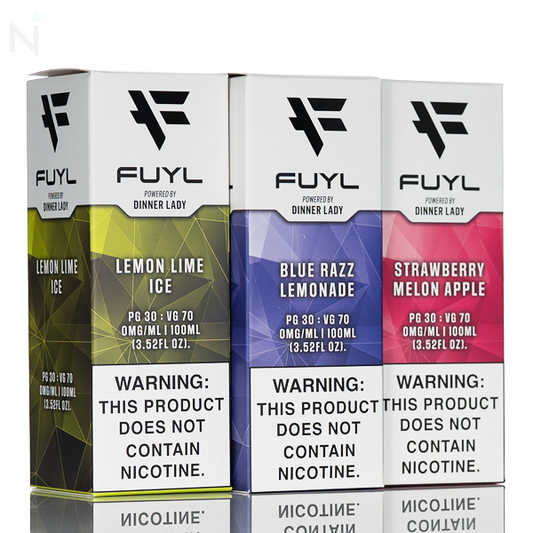 FUYL E-Liquid - No Nicotine Vape Juice - 100ml