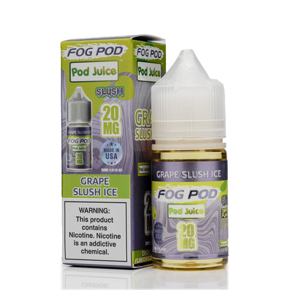 Pod Juice X Fog Pod Salt Nic - Grape Slush Ice - 30mL