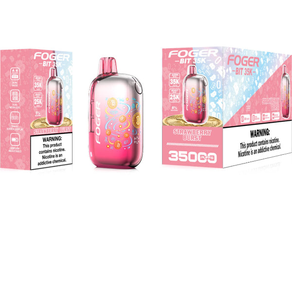 Best Deal Foger BIT 35K Puff Disposable Vape - Strawberry Burst