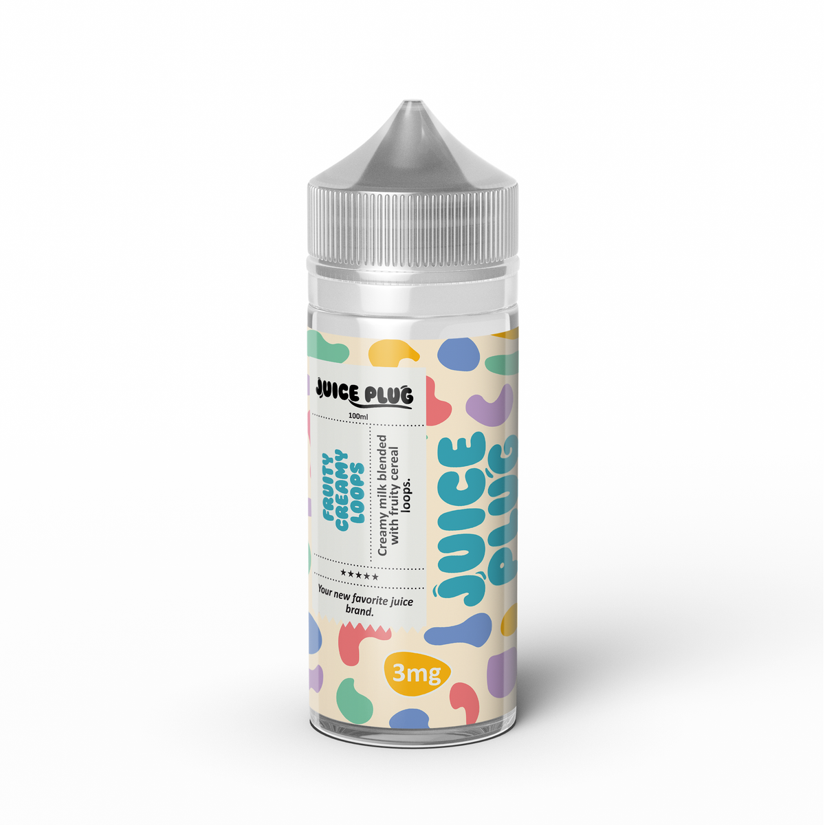 Juice Plug E-Liquid - Fruity Creamy Loops - 100ml