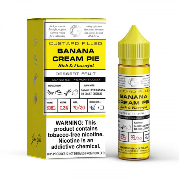 Best Deal GLAS Basix 60ML Vape Juice - Banana Cream Pie
