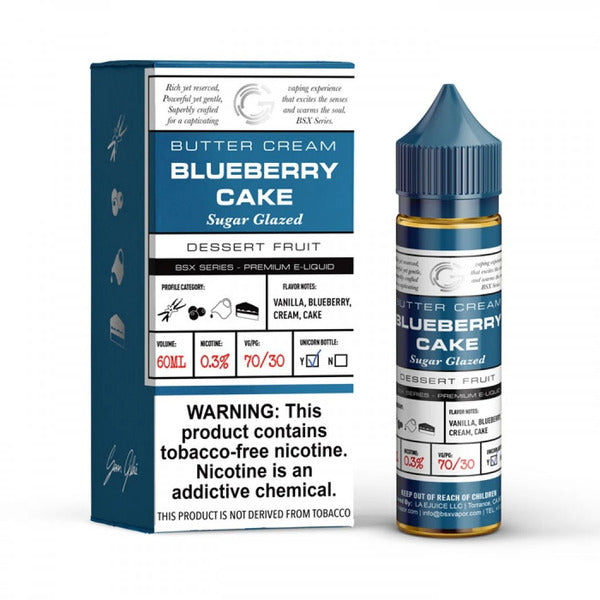 Best Deal GLAS Basix 60ML Vape Juice - Blueberry Cake