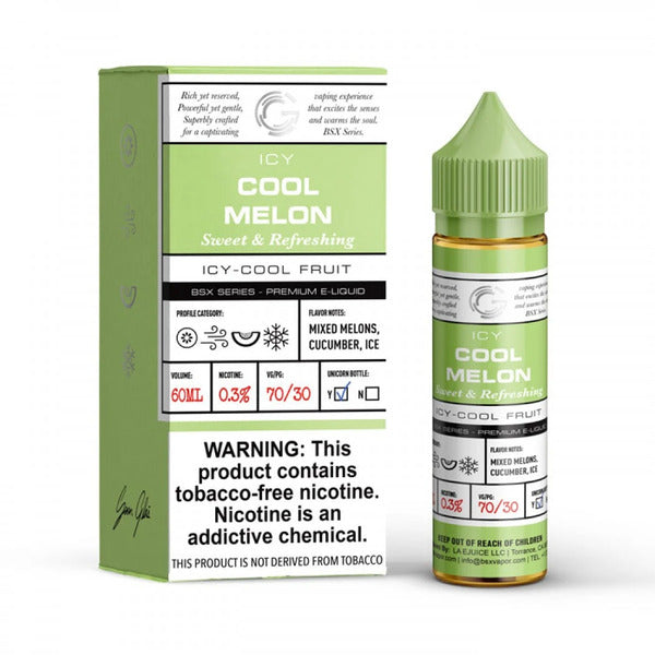 Best Deal GLAS Basix 60ML Vape Juice - Cool Melon