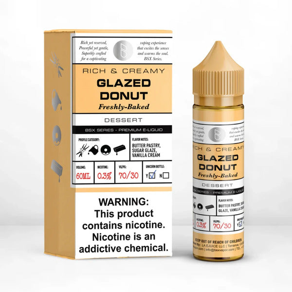 Best Deal GLAS Basix 60ML Vape Juice - Glazed Donut