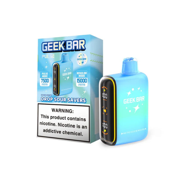 Geek Bar Pulse 15K Disposable Savers Edition Drop Sour Savers