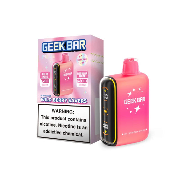 Geek Bar Pulse 15K Disposable Savers Edition Wild Berry Savers