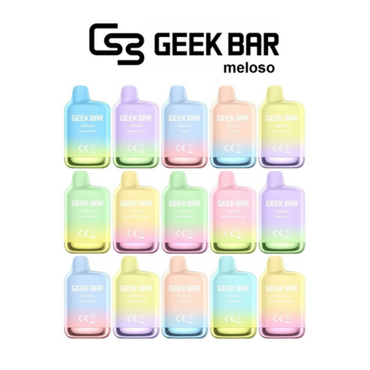 Geek Bar Meloso Mini 1500 Puffs Disposable Vape 5mL Best Flavors