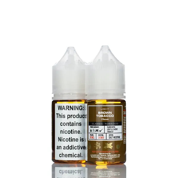 BSX Vapor Salt Nic - Brown Tobacco - 30ml