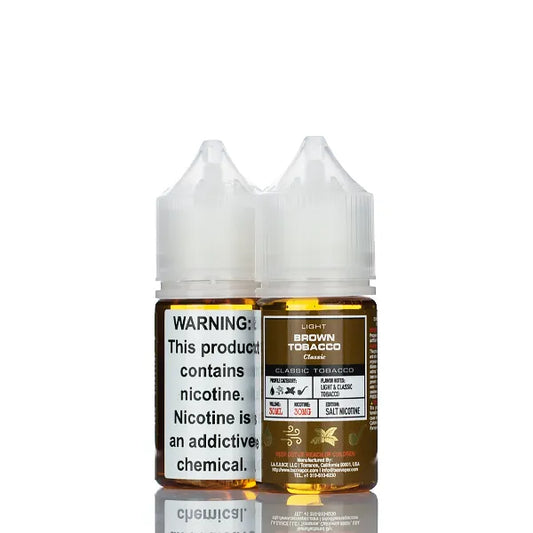 BSX Vapor Salt Nic - Brown Tobacco - 30ml