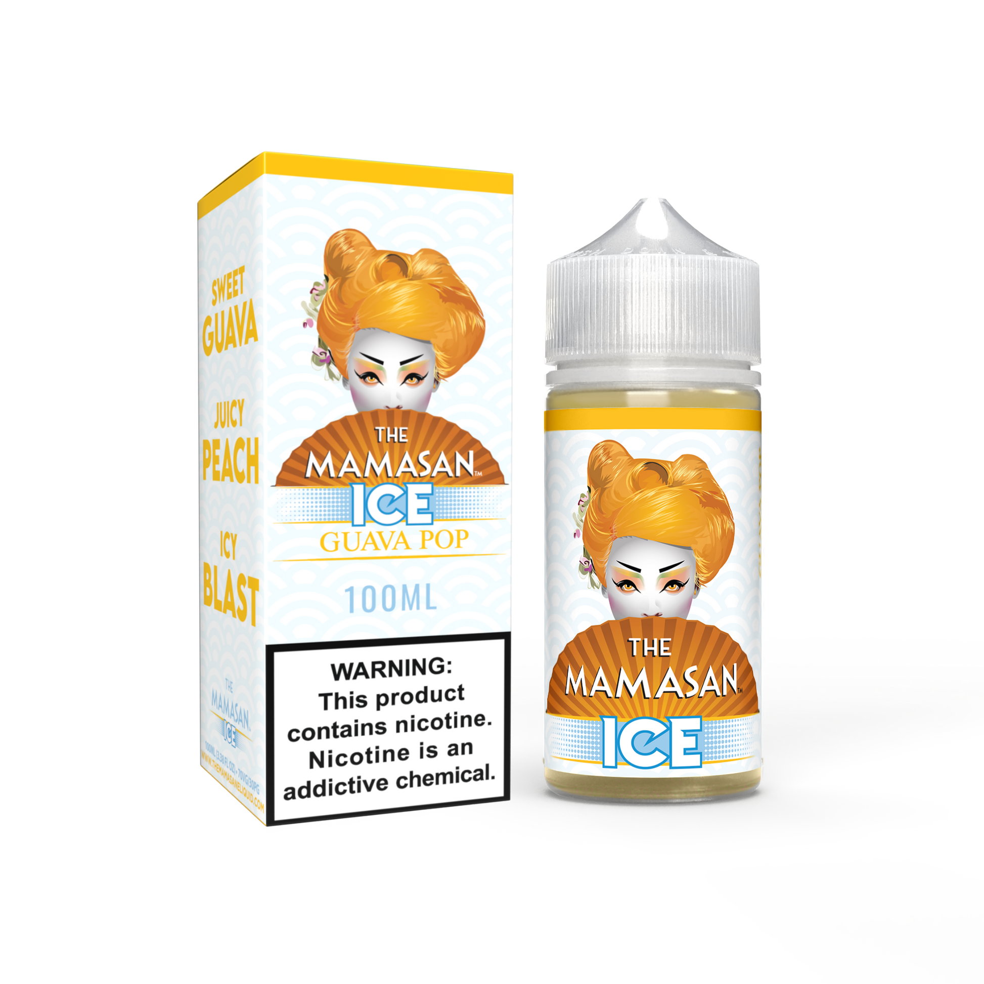 The Mamasan 100mL Vape Juice Best Flavor Guava Pop Ice