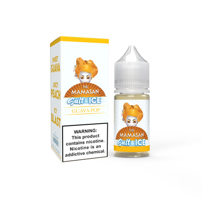 The Mamasan Salt 30ML Vape Juice Best Flavor Guava Pop Salt & Ice