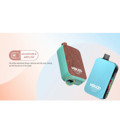 Best Deal HECOO Space DTL Expert 30,000 Puffs Disposable Vape 20mL 5 Pack - Adjustable Airflow