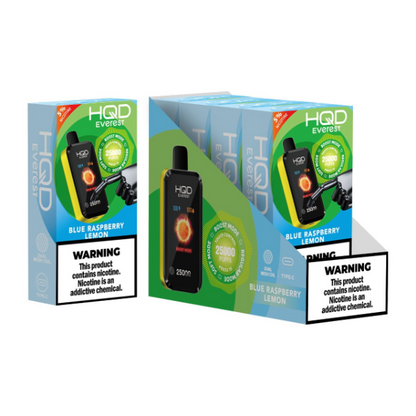 Best Deal HQD Everest 25,000 Puffs Disposable Vape 28mL - Blue Raspberry Lemon