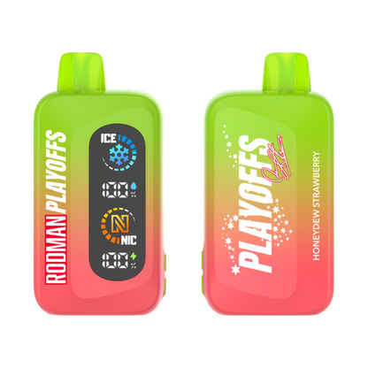Best Deal RODMAN Playoffs 50K Puffs Disposable Vape - Honeydew Strawberry