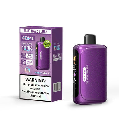 Best Deal HorizonTech 100K Puffs Single Disposable - Blue Razz Slush