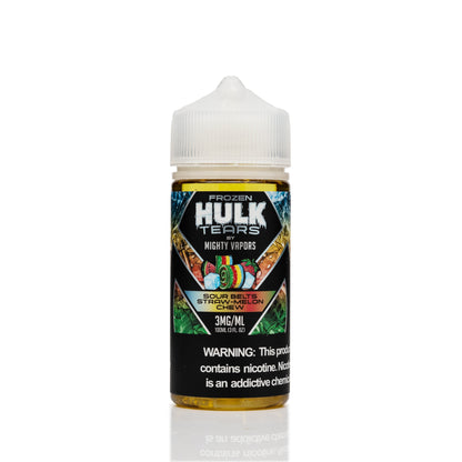 Hulk Tears E-Liquid Frozen Sour Belts Straw-Melon Chew - 100ml