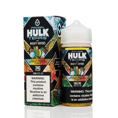 Hulk Tears E-Liquid Frozen Sour Belts Straw-Melon Chew - 100ml