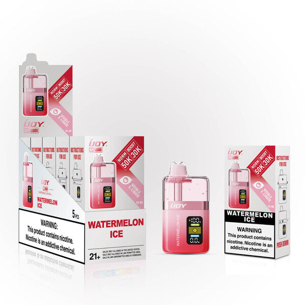 iJoy XP50K 50,000 Puffs Disposable Vape 5 Pack - Watermelon Ice