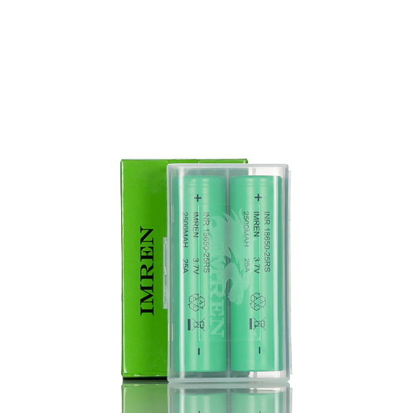 IMREN 25RS 18650 Battery 2500mAh 20A - Pack of 2